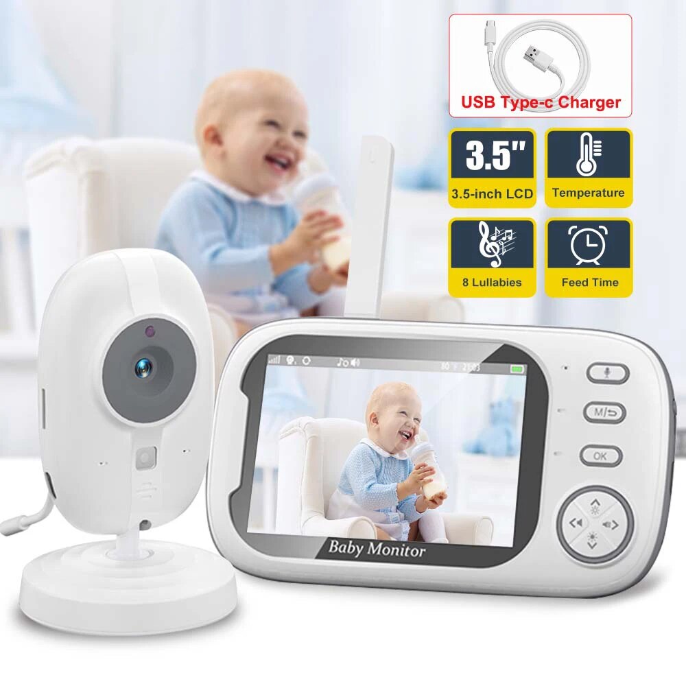 3.5'' Video Baby Monitor 2.4G  - đánh giá và giá Home Cinema Wireless