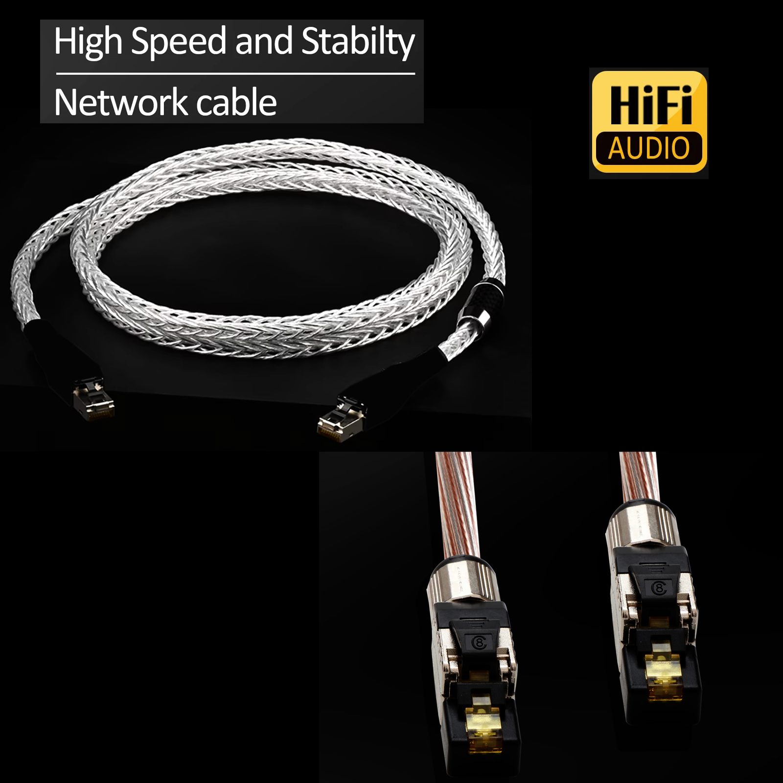 Cat8 Ethernet Cable OCC Silver - đánh giá và giá Home Cinema Tv