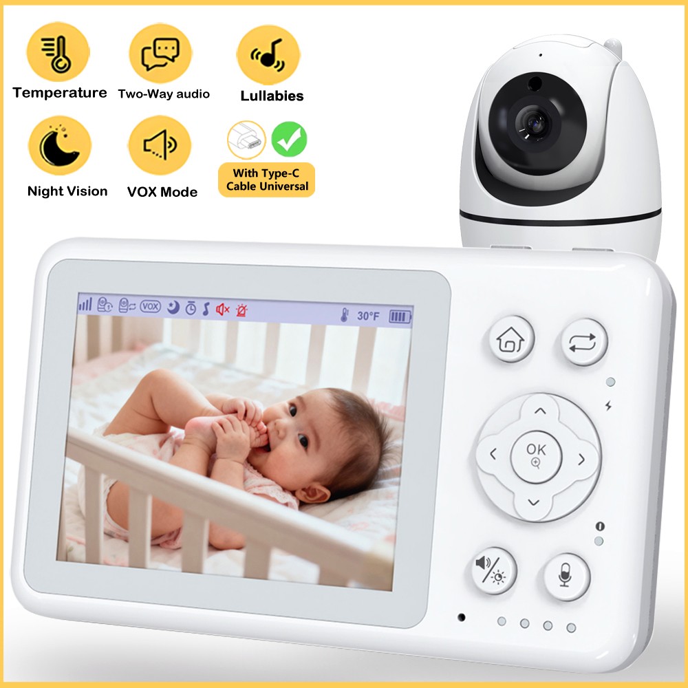 3.2Inch Video Baby Monitor LCD - đánh giá và giá Home Cinema Wireless