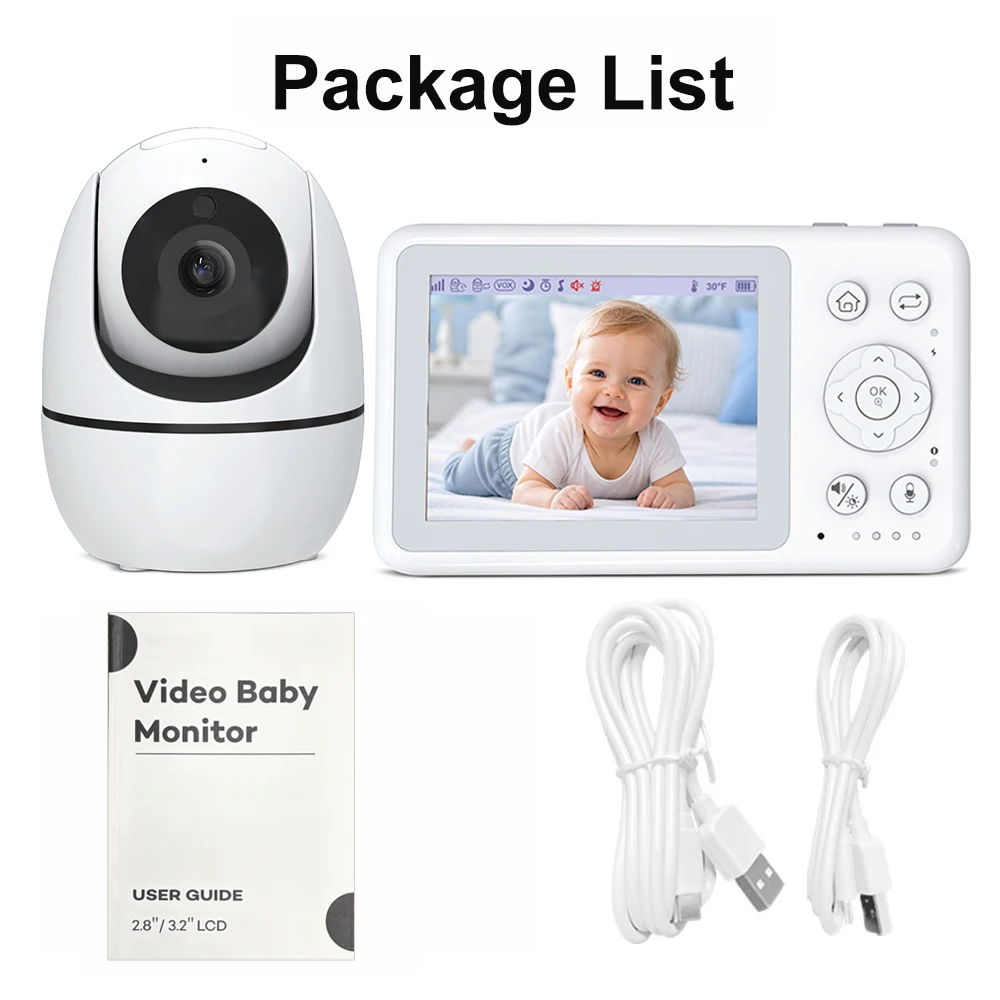 3.2Inch Video Baby Monitor LCD - đánh giá và giá Home Cinema Wireless