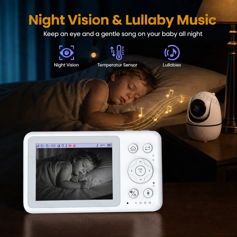 3.2Inch Video Baby Monitor LCD - đánh giá và giá Home Cinema Wireless