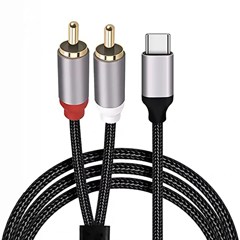 USB C to 2 RCA Audio Cable, Ty - đánh giá và giá Audio Home Cinema